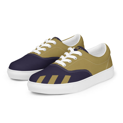 Women’s lace-up canvas shoes